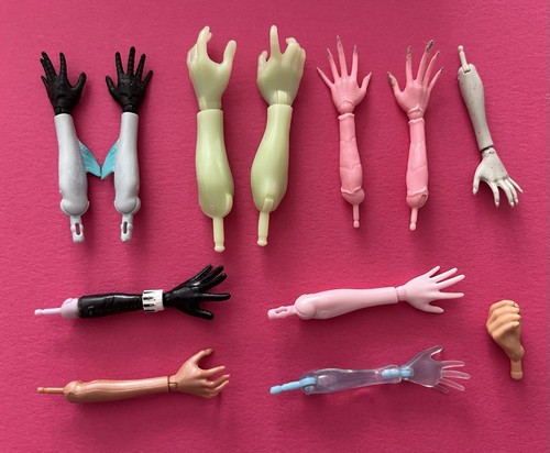 Monster high doll spares - monster, hands