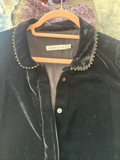 Chloe Velvet Studded Collar Shirt! Vintage 90s