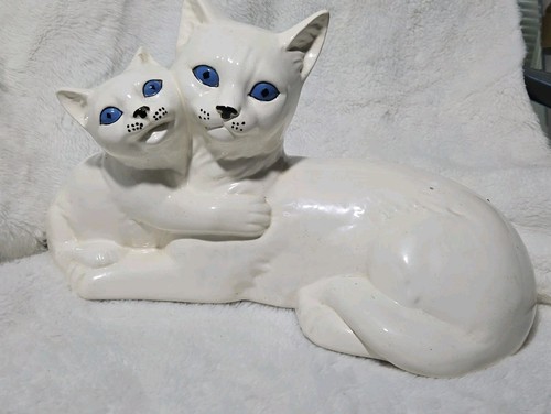 Vintage large ceramic - cat, and