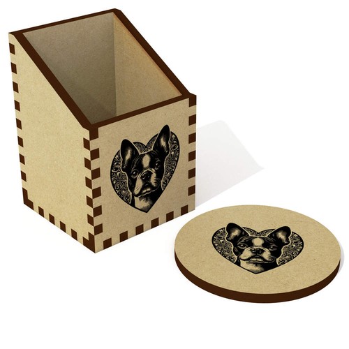 Boston terrier love heart - 'boston,