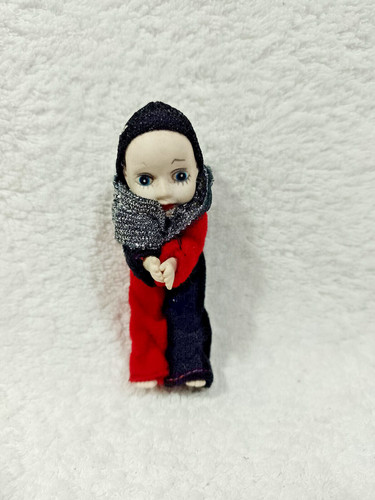 Vintage pierrot doll cling - vintage,