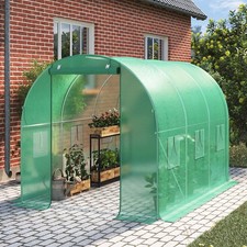 Polytunnel Greenhouse 3x2m - Weatherproof Heavy Duty Walk in Polytunnel Tent 6m²