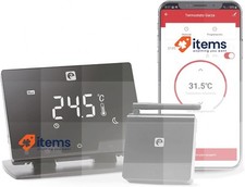 Garza 401267 Smart Wi-Fi Thermostat for Boiler and Heating Black