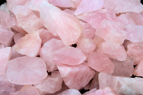 Rose quartz rough rock for - rock,
