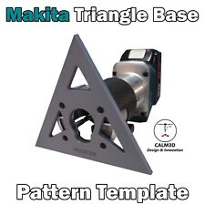 Makita DRT50 & RT0700C Triangle trim router sub-base – create patterns - INC P&P