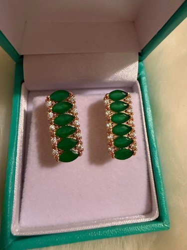 14ct rolled gold emerald - ,