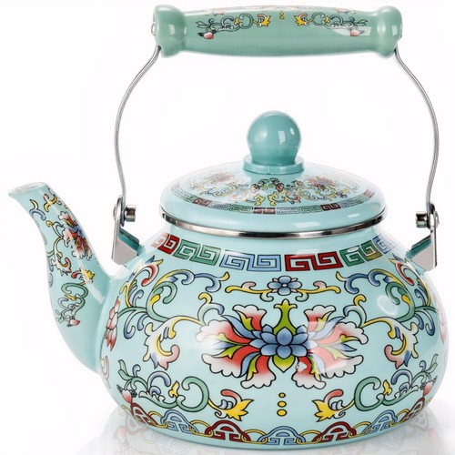 Pumtus quart floral - floral, enamel