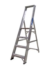 Lyte MagnaStep Aluminium Platform Step Ladder with Handrails - UK-Made 150kg