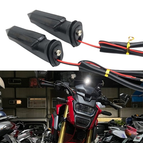 Black motorcycle turn - black,