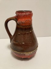 Vintage West German Vase Fat