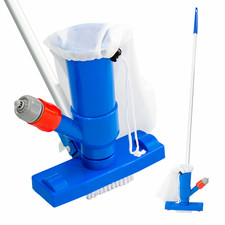 PISCES POND VACUUM POOL CLEANER ALGAE BRUSH SLUDGE REMOVER DIRT WATER SILT VAC