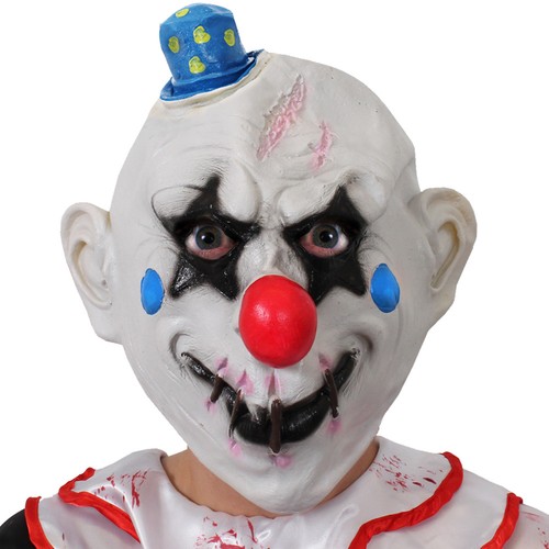 Scary clown mask overhead - scary,