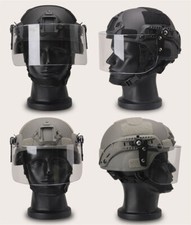 Tactical Riot Helmet & Clear