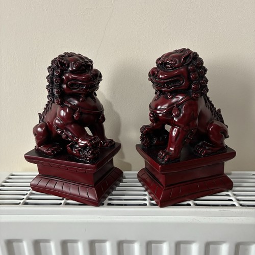 Pair chinese guardian foo - foo, dogs
