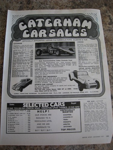 Caterham car sales - car,