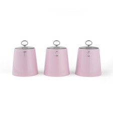 Salter Retro Pink 3Pc Canister
