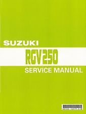 SUZUKI RGV 250 SERVICE MANUAL
