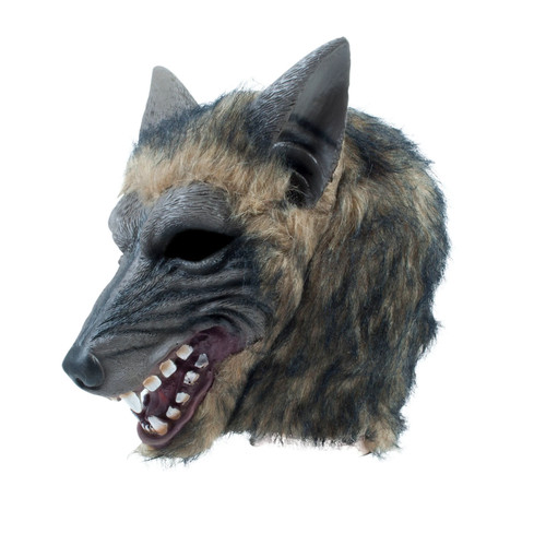 Mens wolf full head - mens, mask