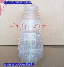 Doctor Who Clear Dalek Planet of the Daleks FIGURE lost some parts 5" uncomplete