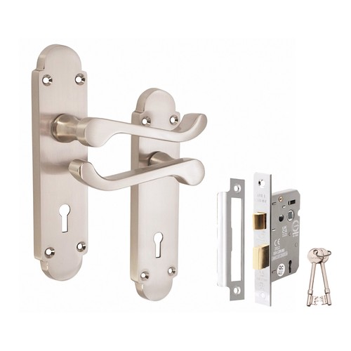 Lever door handle shaped - door,