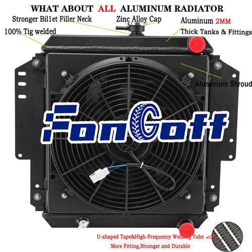 Rows aluminium radiator - rows,