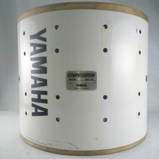 Yamaha Corps Custom 30.5x35.6cm Snare Drum Case Piano White Wrap 9000