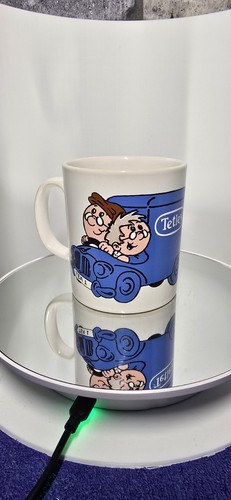 Vintage tetley tea folk mug - tea,