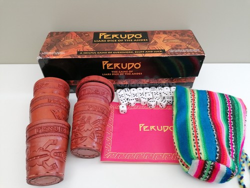 Vintage perudo liars dice game - liars,