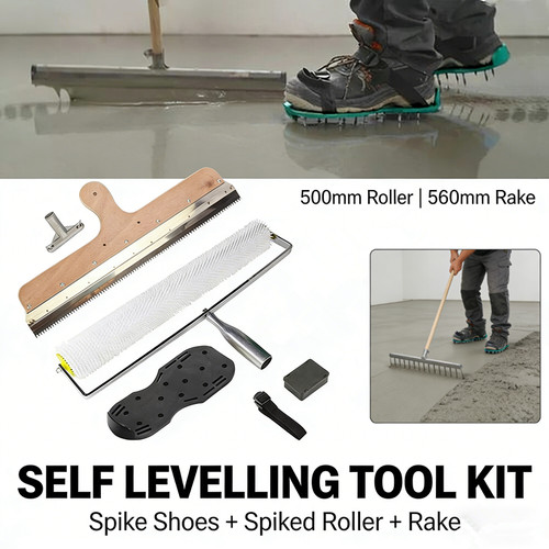 Self levelling tool kit spiked - levelling,