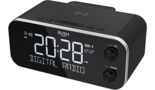 Bush dab clock radio wireless - dab+,