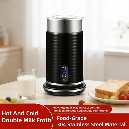 Electric milk frother - 4-in-1, &