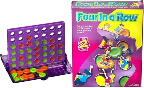 Four row kids - in, board