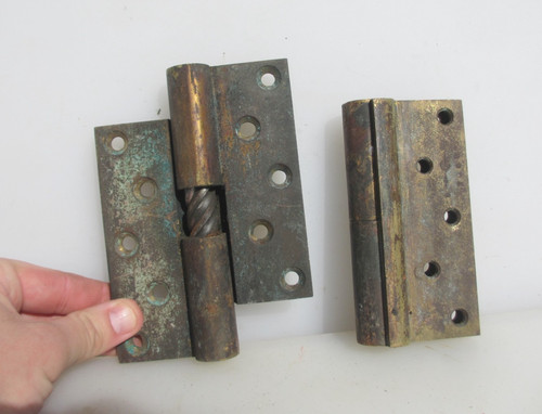 Victorian brass hinges - brass,