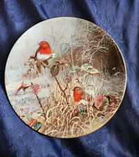 Coalport Bone China- Robin Redbreast- 'Frosty Mornings' Plate -1993
