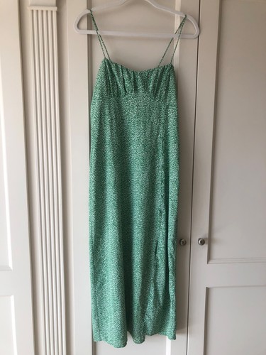 Zara printed green - zara, dress