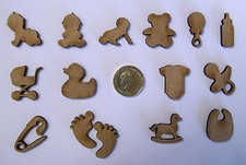 MDF 25mm Baby laser cut out shapes, craft making, decoration, embellishment