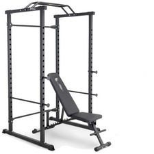 MARCY C-FIT 600 Power Rack Cage Squat Rack Weight Lifting  FREE Bench With Cage