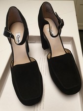 CLARKS NEW boxed Ladies Black