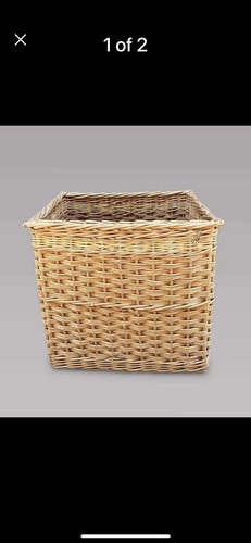 Wicker log basket large - wicker,