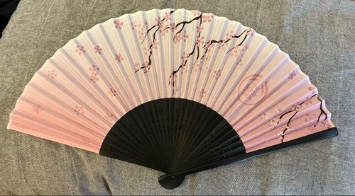 Pink fan with - pink, cherry