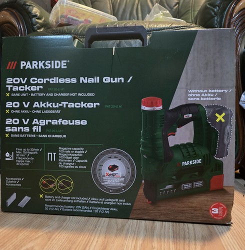 Parkside 20v cordless - 20v, stapler