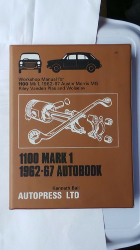 Austin morris 1100 workshop - mg,