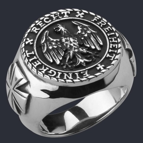 German ring eagle - honour, 925