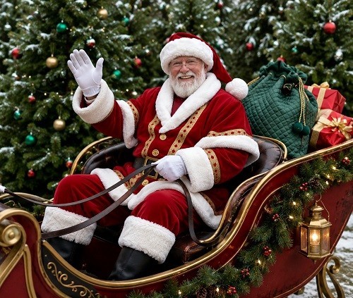 Luxury santa claus costume - santa,