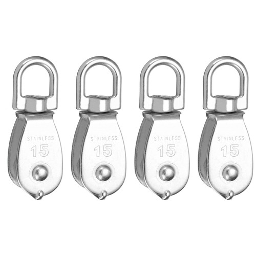 4pcs m15 single pulley - 4pcs, block