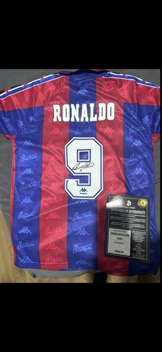 Signed ronaldo nazario - r9,