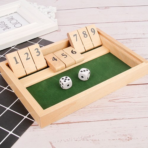 Shut box game - box,