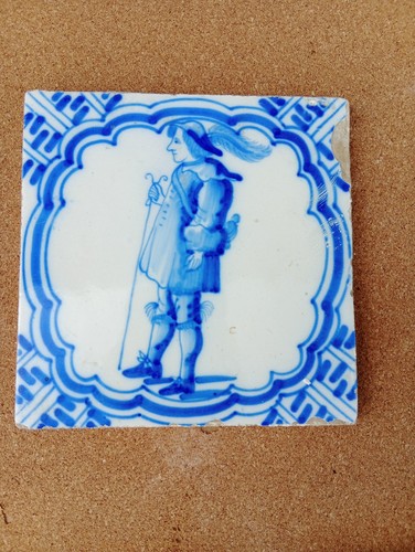 Antique dutch delft blue - blue, &