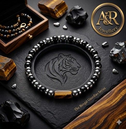 Tiger eye black obsidian - tiger,
