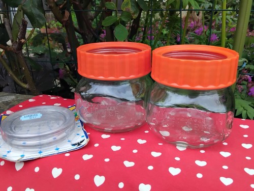 Kilner ravenhead jars - kilner, x2